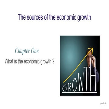 Chapter1 sources of the economic growth(1)