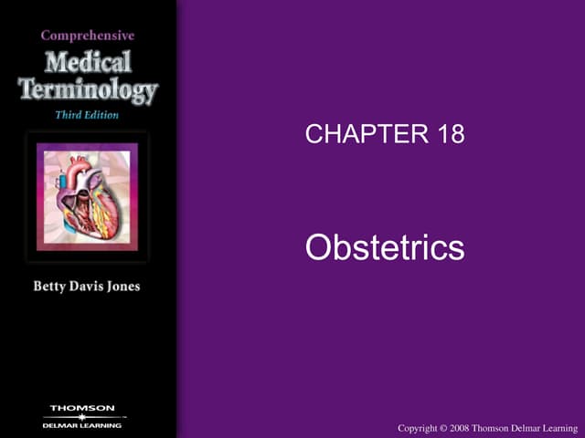 Chapter18 obstetrics