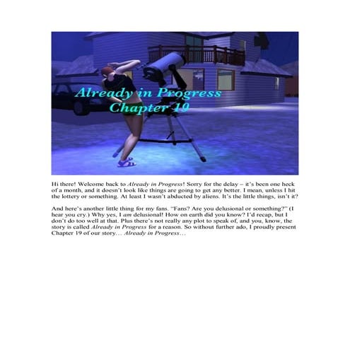 Already in Progress, Chapter 19