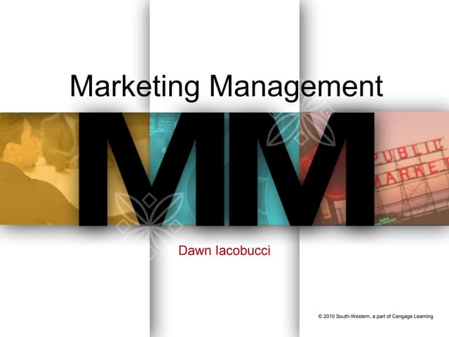 Marketing Management Chapter 1 What is Marketing Management