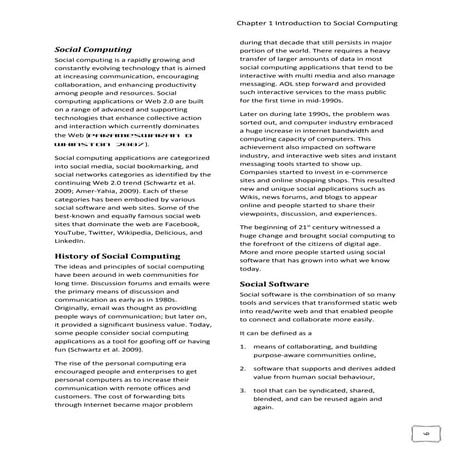 Introduction to Social Computing - Book Chapter