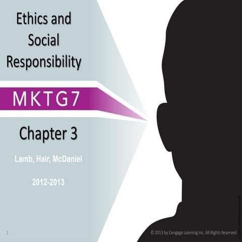 Chapter 3 Ethics and Social Responsibility 2014