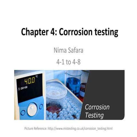 Chapter 4 corrosion testin