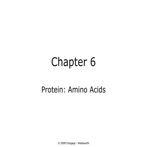Chapter 6 NUTR