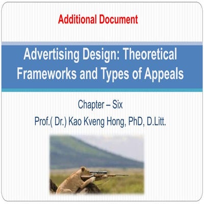 Chapter 6 advertising-design-theoretical-frameworks- additional