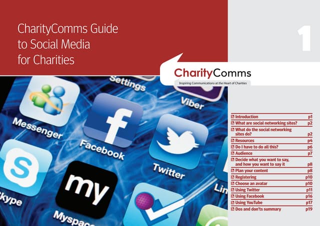 CharityComms Guide to Social Media for Charities: Part One