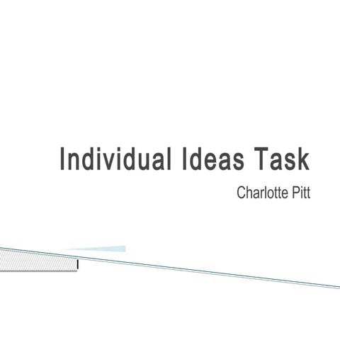 Individual Task Ideas - Charlotte