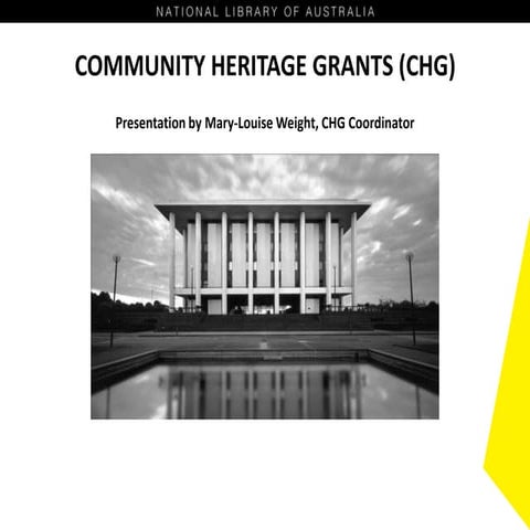 Community Heritage Grants