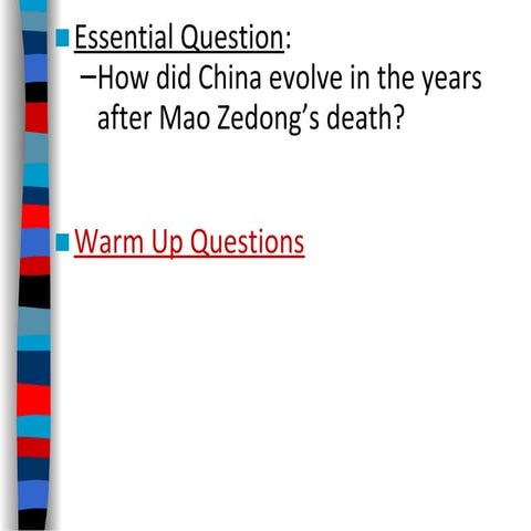 China after mao_zedong