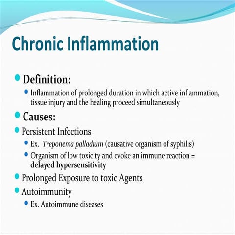 Chronic inflammation 2-1-2