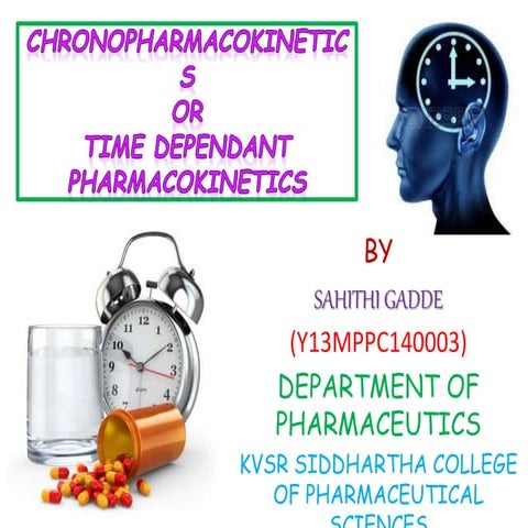 Chronopharmacokinetics