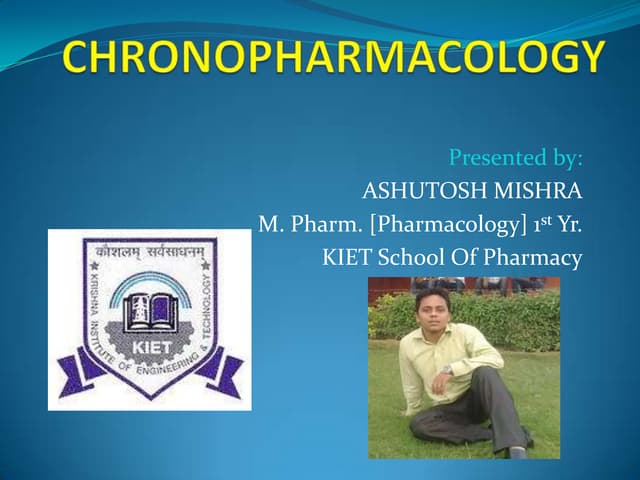 Chronopharmacology