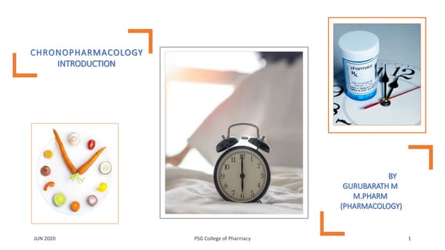 Chronopharmacology introduction