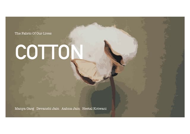 In dept research on importance and cultural relevance of cotton fabric