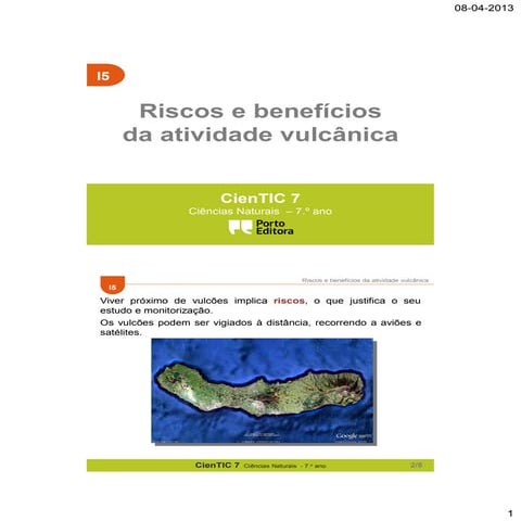 Riscos e benefícios da atividade vulcânica