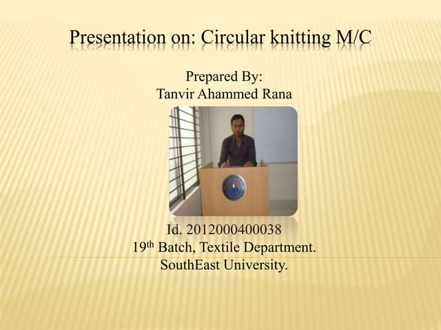 Circular knitting machine