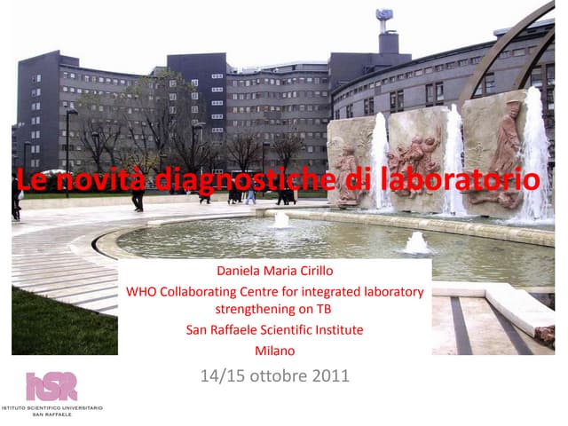 PPT Cirillo " Diagnostic laboratory news"