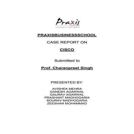 Cisco case report