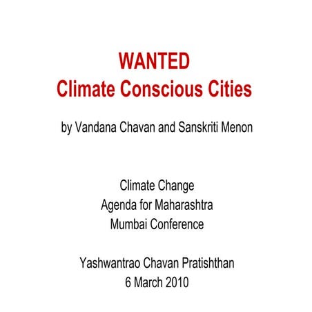 Cities and cc 5 mar 2010