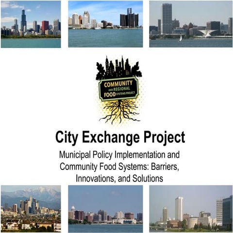 City exchange project   munipal policy implementation and community food syst...