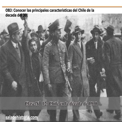 Clase 12 el chile de la decada del 30