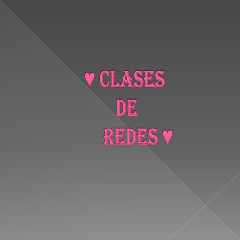 Clases de redes