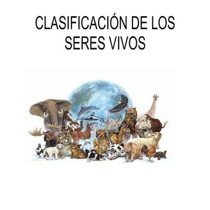 Clasificación Seres Vivos