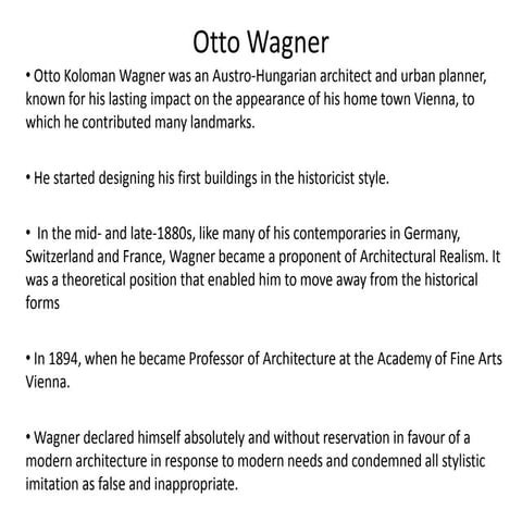 Class 5 evolution of modernism