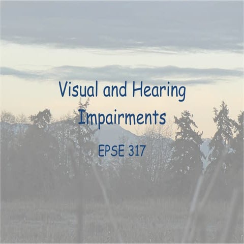 Class 8 Vis and Hearing