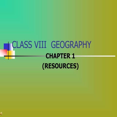 Class VIII Resource