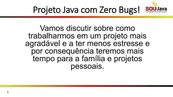 ZeroBugsProject - Técnicas de programação efetivas