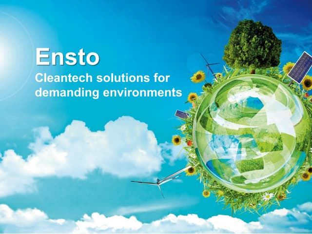 Cleantech Solutions for Demanding Environments, Fernando Trolia Slamic, Ensto...