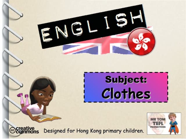 Tom's TEFL: Clothes