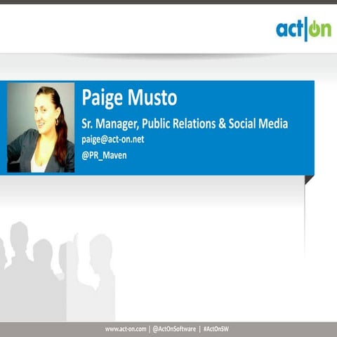 Keeping Your Story Straight: Social Media and Content Marketing Alignment 