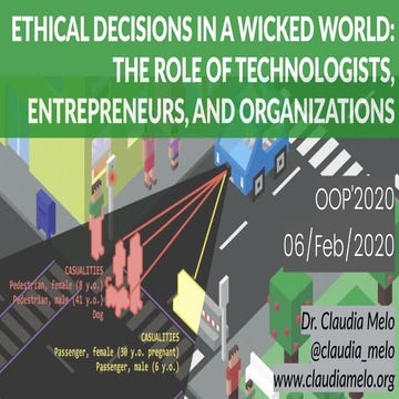 Ethical Decisions in a Wicked World: The Role of Technologists, Entrepreneurs...