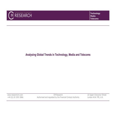 CM Research Corporate Presentation 2014