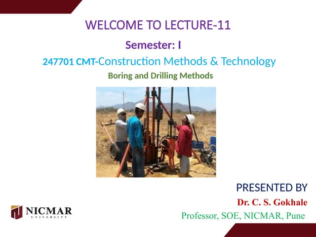 CMT-L11-Boring methods.pptx in construction industry