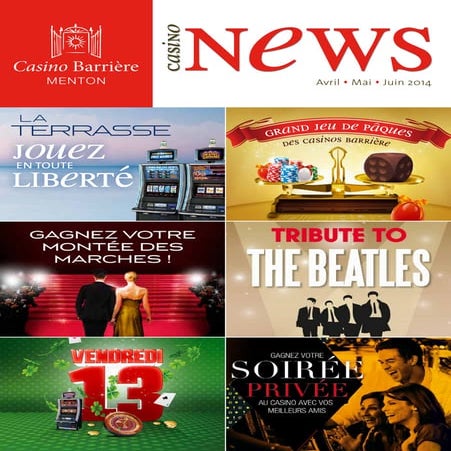 Casinonews Avril/mai/juin 2014 