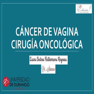 Cáncer de vagina, cirugía oncológica