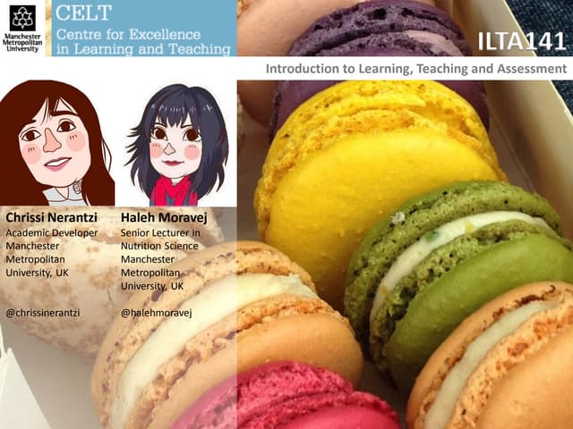 ILTA1 intro and planning Chrissi Nerantzi and Haleh Moravej