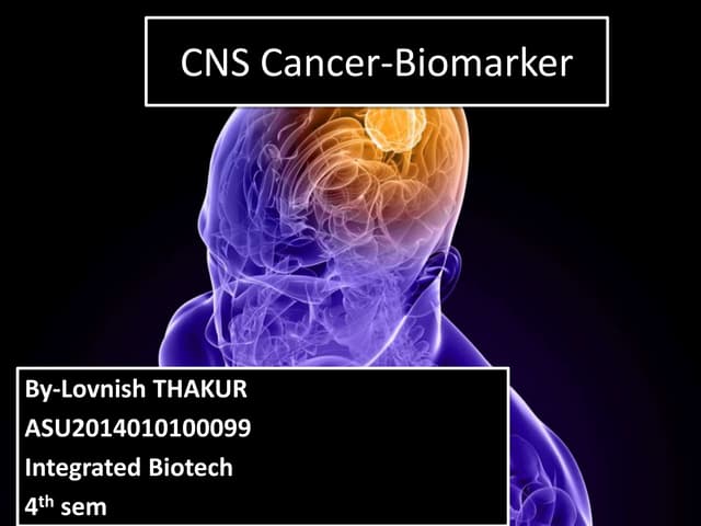CNS biomarker