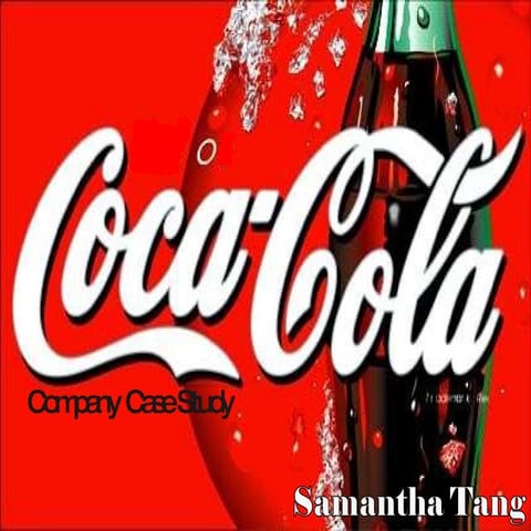 Coca Cola Company Case Study