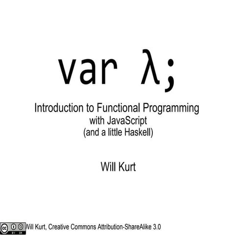 Intro to Functional Programming Workshop (code4lib)