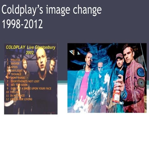 Coldplay image change