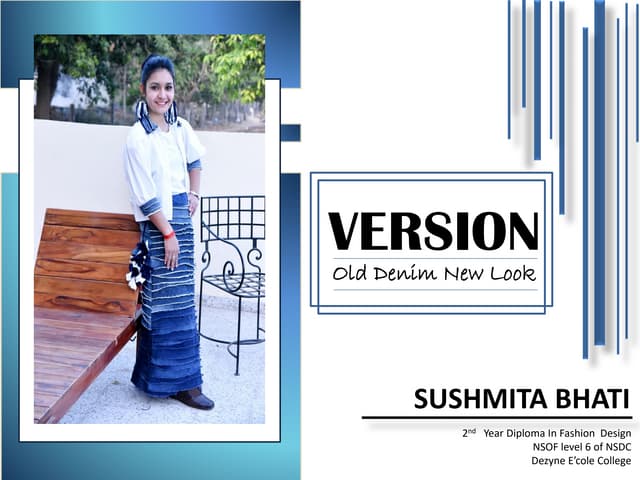 Sushmita Bhati, Diploma Fashion Design Second Year