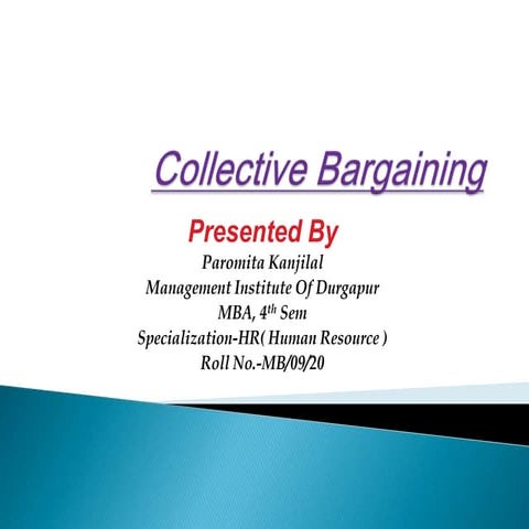 Collective bargaining