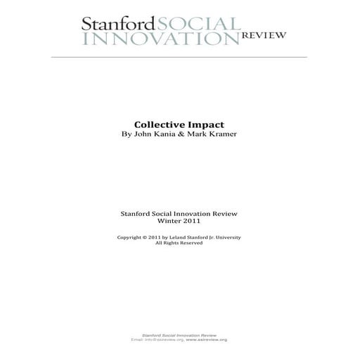Collective impact article