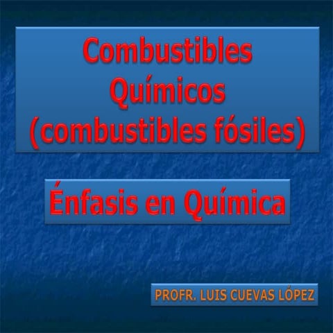 Combustibles  carbono y petroleo