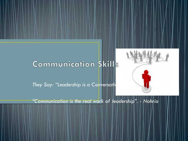Communication Skills- Sneak Peak from My Course