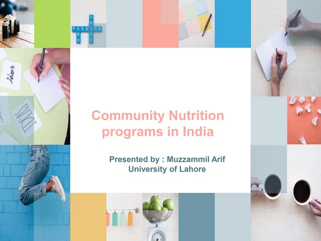 Community nutrition programs in india